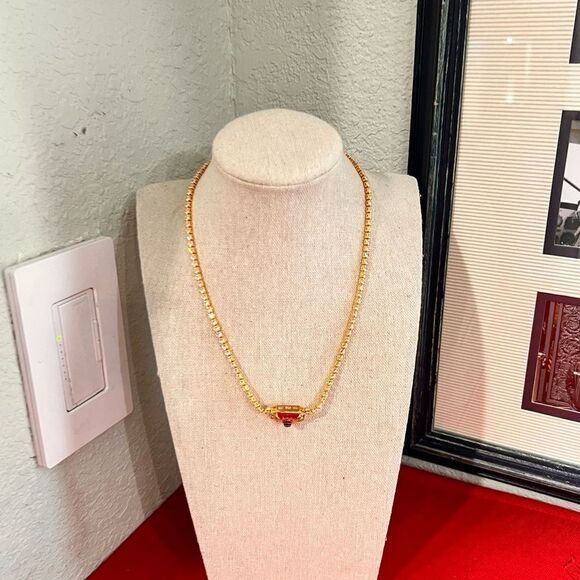 NWT Kurt Geiger Jeweled Tennis Necklace #KGNK - Picture 1 of 7